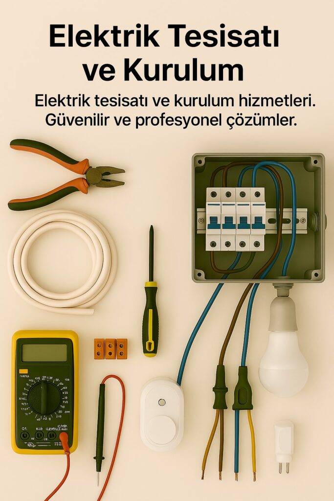 Elektrik Tesisatı ve Kurulum 2 Elektrik Tesisati ve Kurulum 3