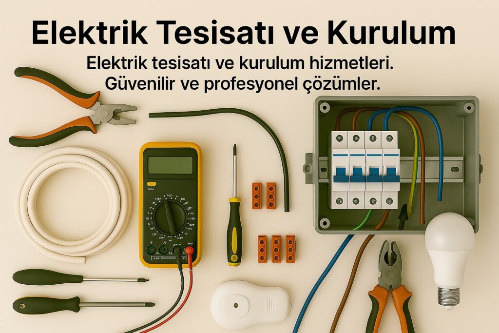 Elektrik Tesisatı ve Kurulum 1 Elektrik Tesisatı ve Kurulum