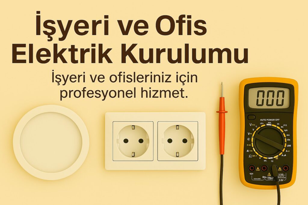 İşyeri ve Ofis Elektrik Kurulumu 1 İşyeri ve Ofis Elektrik Kurulumu
