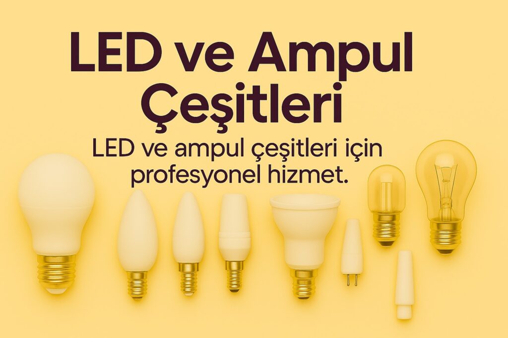 LED ve Ampul Çeşitleri 1 LED ve Ampul Çeşitleri